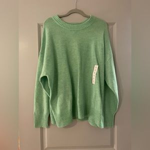 Green Ava & Viv sweater. New with tags.